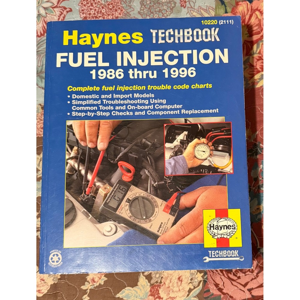 Haynes Techbook Fuel Injection Manual 1986-1996 Repair Guide 10220 2111